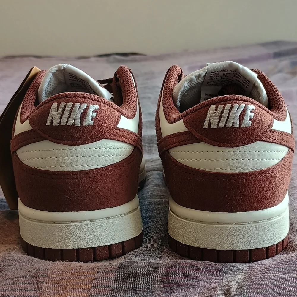 Nike air dunk low brown white women's size 8 - Picture 6 of 7